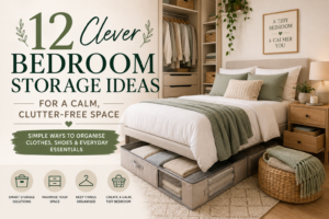 12 Clever Bedroom Storage Ideas for a Calm, Clutter-Free Space